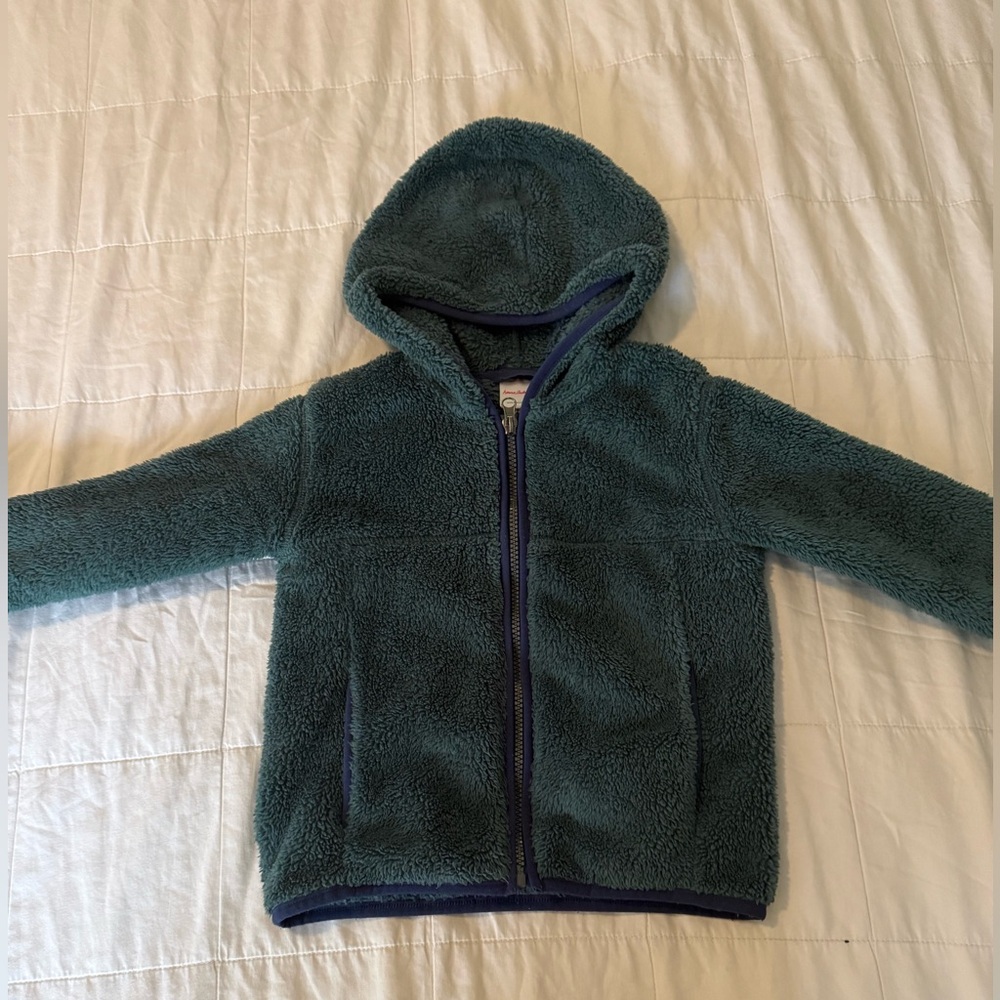 Hanna Andersson Recycled Solid Marshmallow Jacket